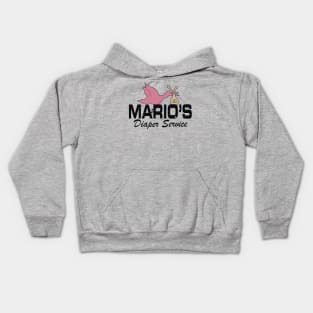 Marios Diaper Service logo T-shirt Kids Hoodie